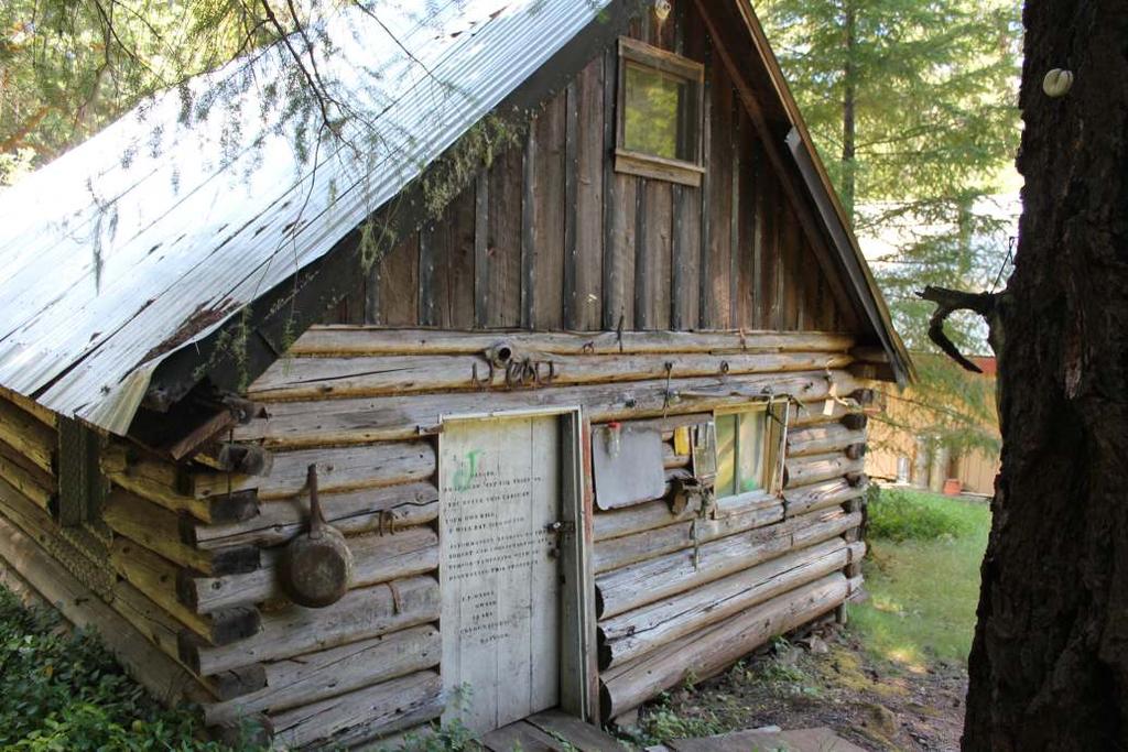 History of the Property Old log cabin One of the most ancient Native American tribes, the Chimariko, found this part of the world ideal and for over 8,000 years lived happily.