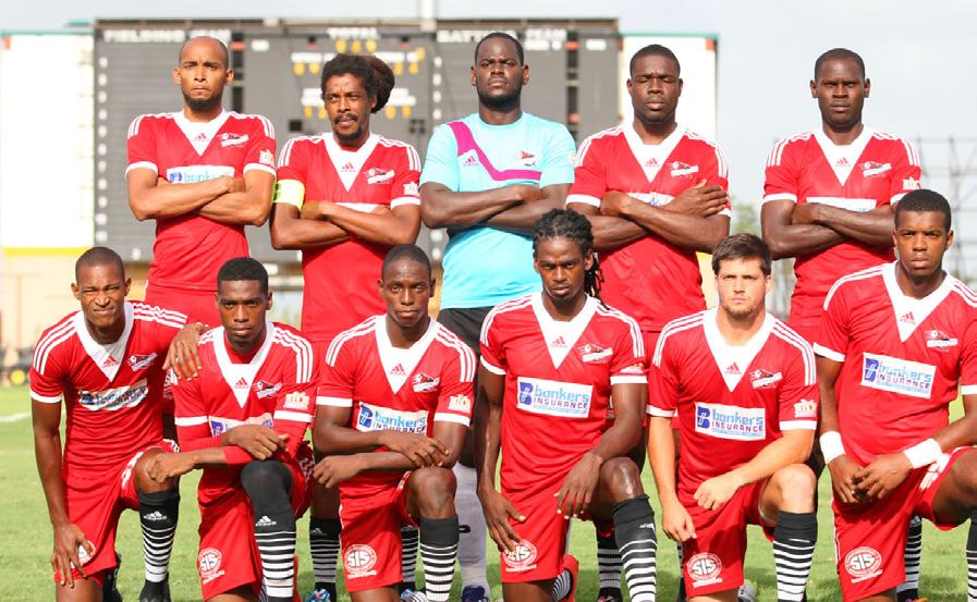 The teams are DirectTV WConnection FC and Central FC from Trinidad & Tobago and Montego Bay United from Jamaica in the same order.