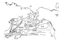 background The Subarctic Pacific is a large cyclonic gyre surrounded on the north by coastline and boundary currents, and on the south by subtropical waters.