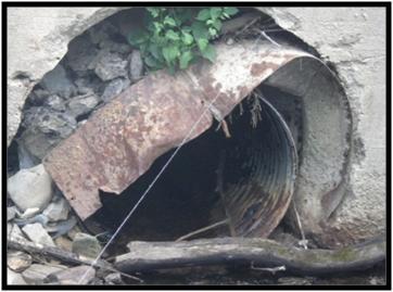 Slip lined Culverts Slip lining is an inexpensive method to repair a deteriorating culvert. The culvert is restored by inserting a lining into the compromised pipe (Figure 11).