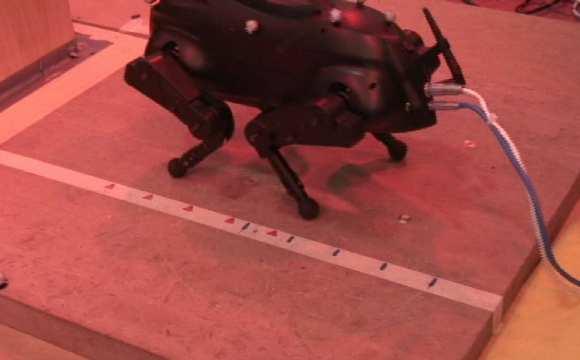 The stiffness of the robot has a modulating effect on the overall geometry which in turn better regulates the unactuated degrees of freedom in the robot than does a direct force command.