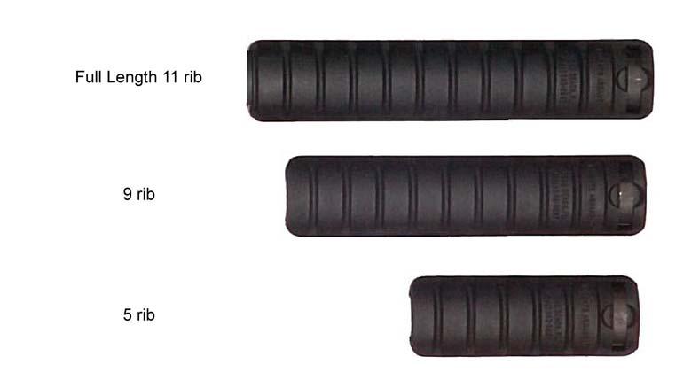 Figure 2-15. M5 rail covers/heat shields. WARNING When firing the weapon at high rates of sustained fire the barrel and metal components of the RAS can become hot enough to inflict serious burns.
