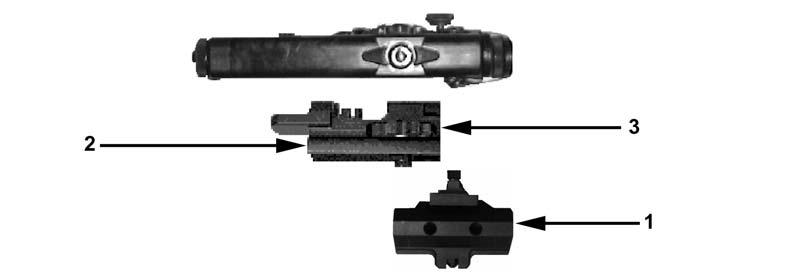 Figure 2-33. MILES training extender bracket installation on M16-/M4-series weapons. 2-8.