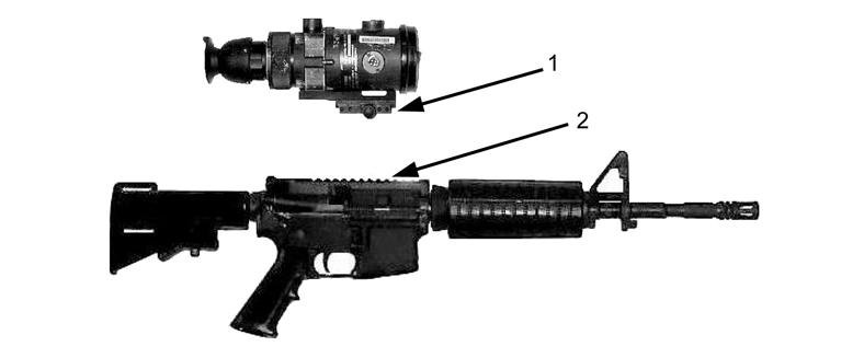 The borelight has four settings: OFF (the borelight is not in use); GOGGLE (when using NVGs; this mode is selected when using the borelight in a tactical environment); LOW (used during normal