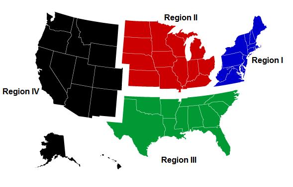US Youth Soccer is divided into four regions, each of which offers Regional Trials for state association teams in each eligible age group.