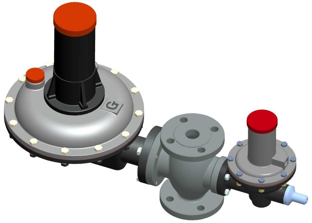 LOW GAS PRESSURE REGULATOR WITH OR WITHOUT INCORPORATED SAFETY SHUT-OFF DEVICE TYPE: 123 (shut-off device: - for high pressure VP - for high and low pressure VNP)