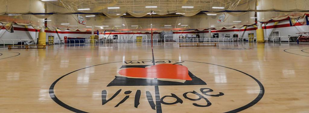 FACILITY RENTALS Variety Village offers facility rentals to members and the general public: 76,000 square foot fieldhouse with three full size multi-purpose sport courts Fully equipped weight &