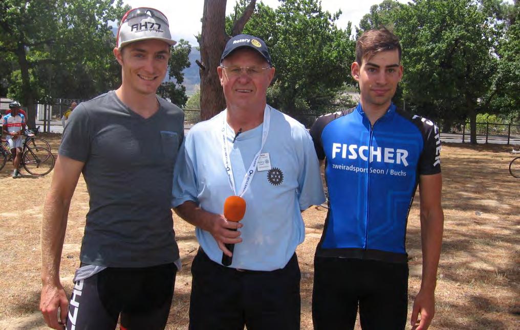 Anne Kruger Paarl Rotary recently presented cycle races which drew