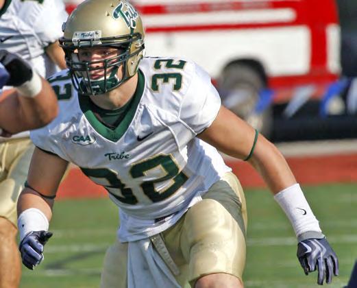 REDSHIRT FRESHMAN YEAR (2008) Started all 11 games, seven at outside linebacker and the other four at inside linebacker Ranked second on the team with 76 tackles Also finished the year with 6.