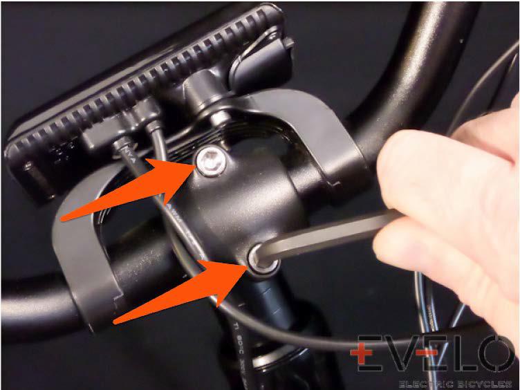 STEP 3 : ATTACH FRONT FENDER & HEADLIGHT CRITICAL : If the wheel is oriented correctly, the brake arch (the painted portion of the fork that bridges the two fork legs) of the front fork should be