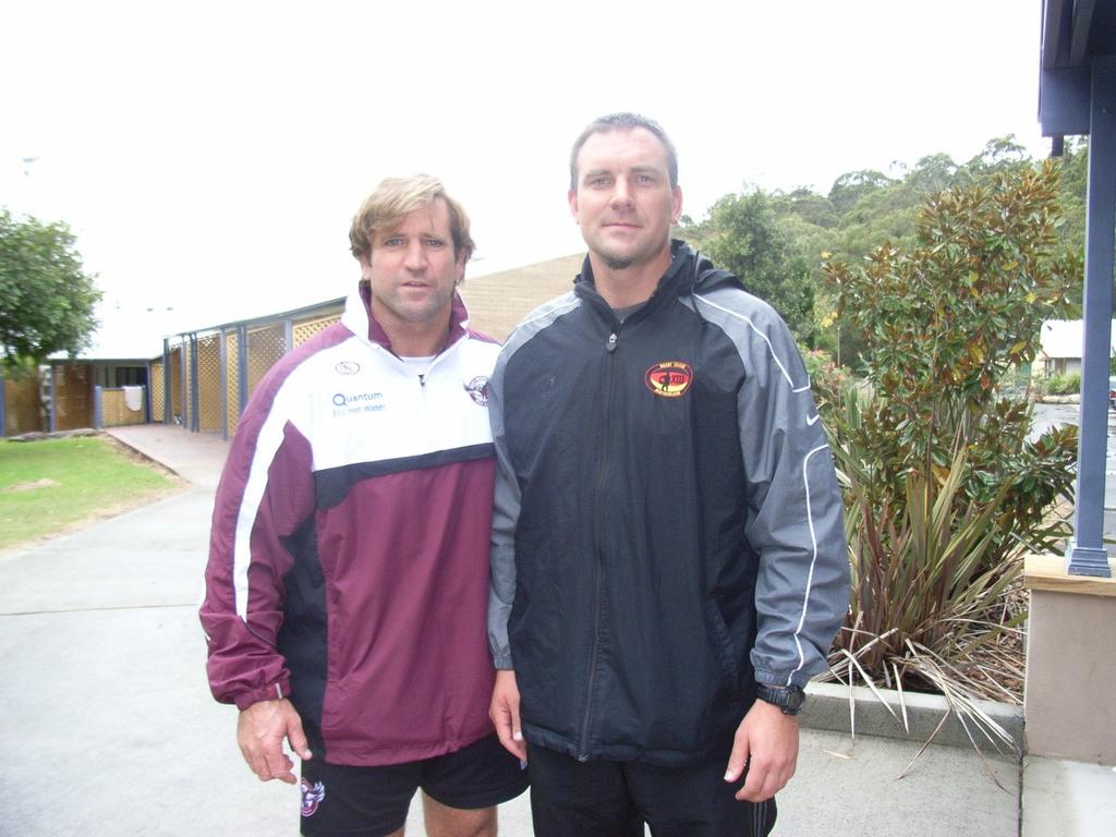 Simon on his visit to Australia visited the NSWRL Academy and also attended
