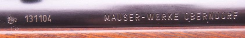 This is a later model as the serial number, model and calibre have been physically engraved with an engraving machine after the barrel and receiver have been blued.