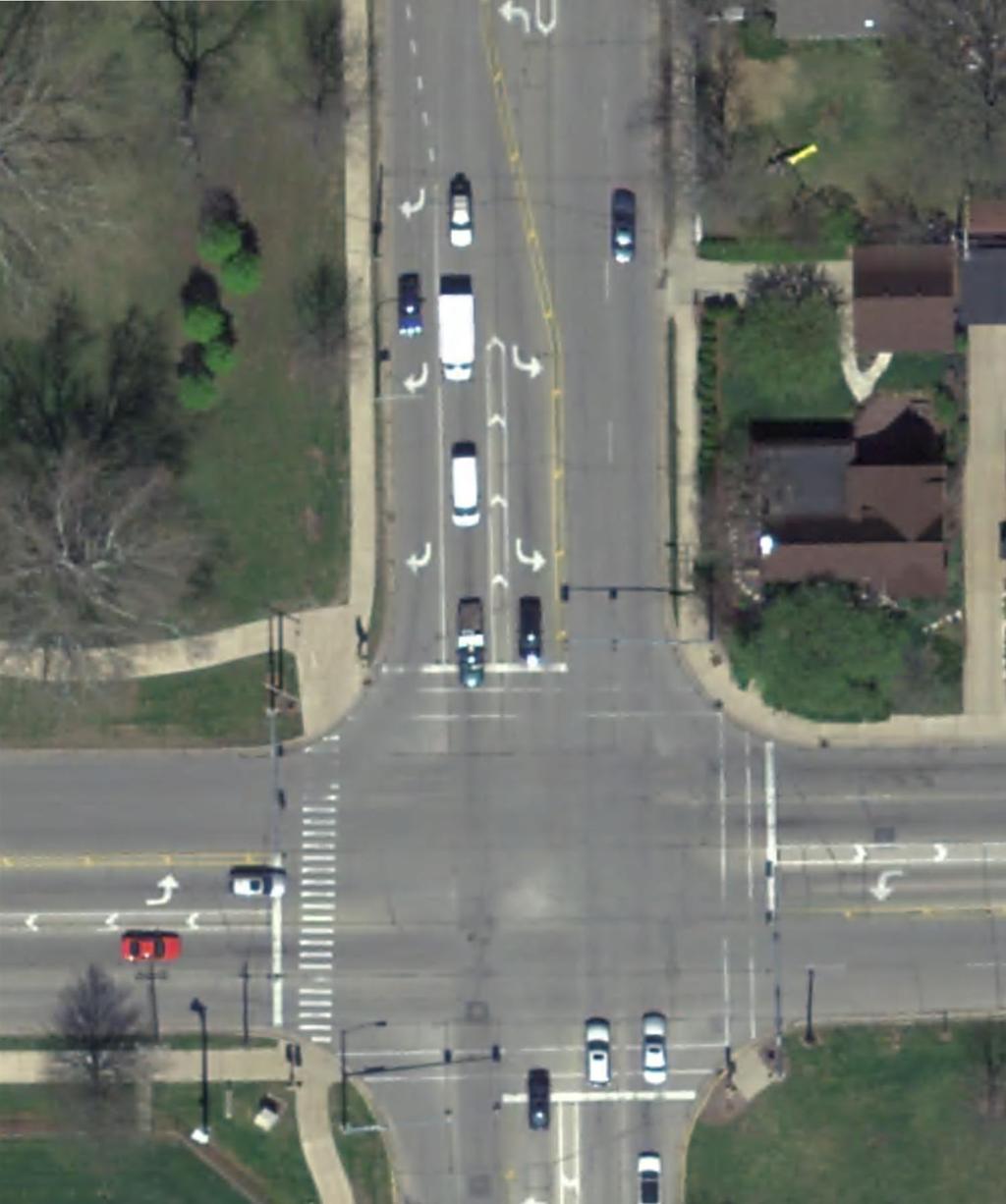 Replace existing standard crosswalks with continental style crosswalks Remove existing 6' and replace with 10' sidepath Remove existing 6' and replace with 10' sidepath otes: : One signpost with two