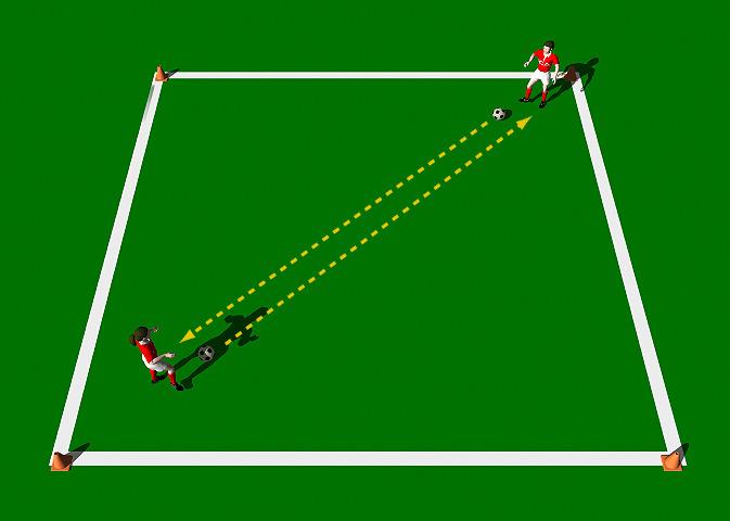 Week Seven Drill One Swap the Ball Objective of the Practice: This practice is designed to improve the mechanics involved in the Push Pass. An emphasis is placed on accuracy and movement.