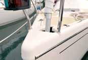 Manual reefing systems BELOW THE DECK MODELS > For Cruising models from C290 to C430 and Racing models from R250 tor430 > Adjustable tack point above the deck > Aesthetic solution enabling easier