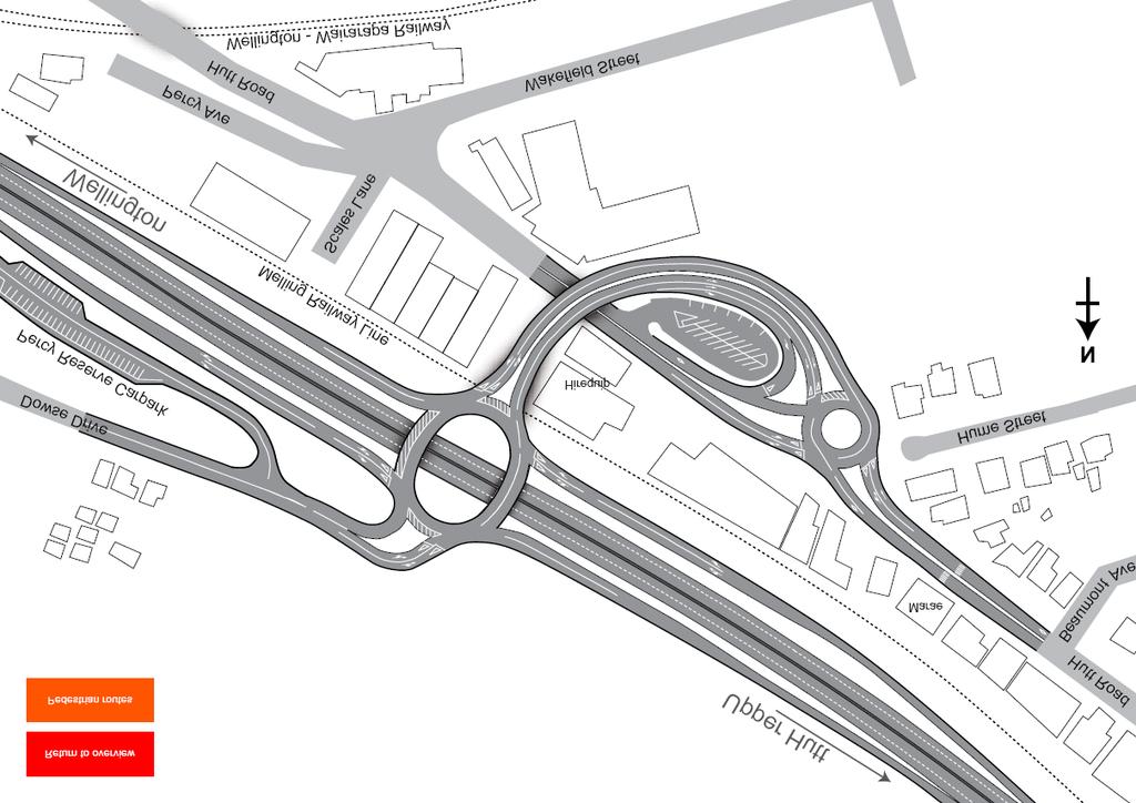 Figure 3: Location and description of project features at Dowse Interchange Dowse Interchange 7 5 State Highway 2 State Highway 2 6 Lower Hutt CBD 5 Replacement of at-grade signalised intersection at