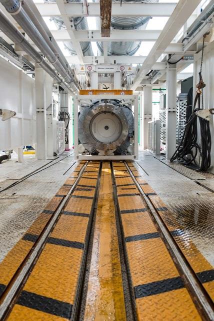 Tunnel TBM, Istanbul Hydraulic lifting