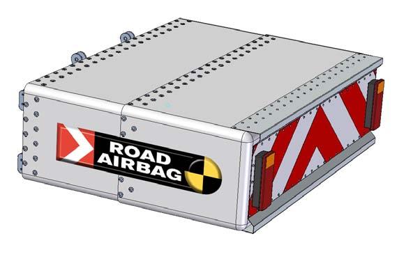 ROAD AIRBAG is the new life-saver for previously unprotectable trucks up to 3.5 t.