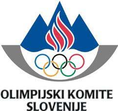 Slika 1: Logotip Olimpijskega komiteja Slovenije Združenje športnih zvez. Vir: OKS. (verzija z napisom Olimpijski komite Slovenije in Olimpijski komite Slovenjie Združenje športnih zvez).