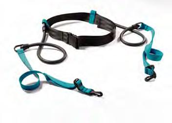 ability to continually swim in a stationary position Adjustable Nylon Belt Wide, comfortable belt fits most sizes 2 2 (66 cm) Resistance Cord and Adjustable Webbing with Clips