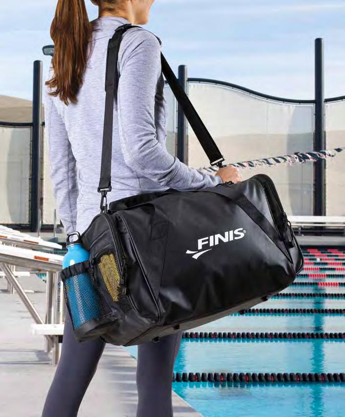 A C C E S S O r i E S b A G S Performance Duffle Bag water resistant duffle bag Store and Protect Belongings on Wet Pool Decks Designed for Athletes Large enough to accommodate swimming gear