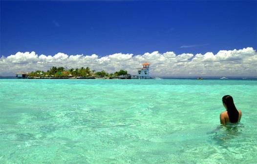 Nalusuan Island is a private island resort and marine sanctuary.