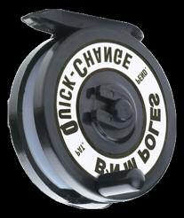2 ounces, it works great with ultra-light rods and jig poles. Quick-change right or left hand retrieve 4.7:1 gear ratio cast aluminum spool with 8 lb.