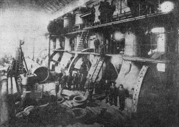 each year to supply railways all over the world to Russia and beyond iv. The vast hall where the Big Dance took place would have housed the engines v that supplied air to 18 blast furnaces.