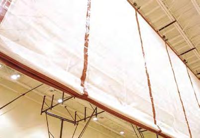 Ceiling-Suspended Structures Ceiling-Suspended Basketball Goals and Divider Curtains Y-Beam Ceiling-Suspended Structures Designed for a lifetime of trouble-free use, our heavyduty Y-Beam basketball