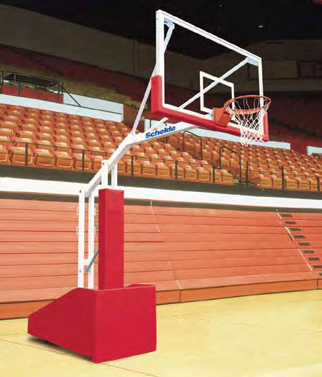 Portable Recreational Goals Side Court or Recreational Competition Sportmaster 5.5 (5' 6" Clearance Space) Sportmaster 4.5 Senior (4' 6" Clearance Space) Frame carries a 10-Year Limited Warranty.