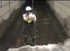 By using the Large Hydrodynamic Flume in TIWTE, a series of overtopping experiment will be done to determine standard of breakwater overtopping, which will improve the design and provide the basis