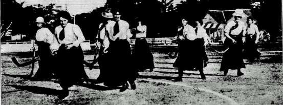 The attractions of Glebe Point on a Sunday morning in June 1904 were reported to be several football matches, a hockey match, and a fight, also service at the Chinese Joss House 4 ; and School (and