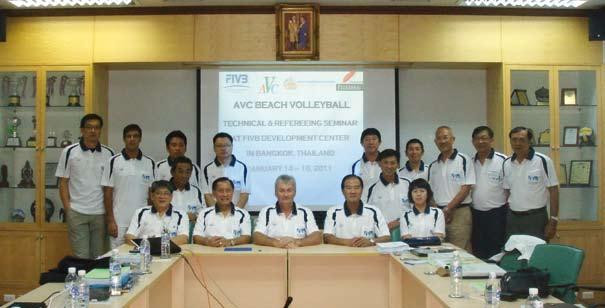 The seminar was part of ongoing efforts to ensure that all 25 events scheduled for this year meet the same high standard and was held with the support of the FIVB Development Centre in Bangkok.