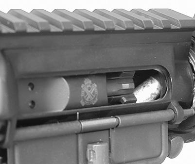 20 MALFUNCTION WARNING! If cartridge hangs up, jams or binds when being chambered from magazine into chamber, do not attempt to force it into the chamber by pushing.