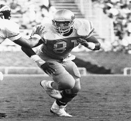 #67 Luis Sharpe Luis played offensive tackle in 1978-79-80-81 Named All-American in 1981 UCLA s Rookie of the Year in 1978 Team Offensive MVP and Leadership award winner in 1981 Played on two bowl