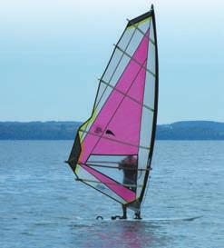 Avoid sailing alone there is safety in numbers. Choose a recognised boardsailing venue where you can learn from other sailors. Beginners should stick to enclosed waters. Be aware of local bye-laws.