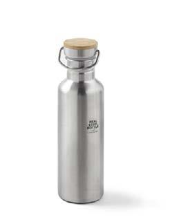 The leather cover gives extra grip, protect your water bottle and just looks good.