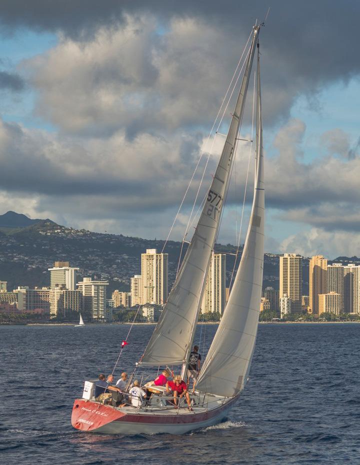 Aloha Cruisers, Cruising & Voyaging Bill De Rego By: Marybeth Purvis It was another exciting month for the CVS membership, beginning with a Pokai Bay cruise and ending with the Around the Island