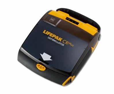 LIFEPAK CR Plus AED at a glance Carrying Handle Quick Reference Card Readiness Indicators Electrode