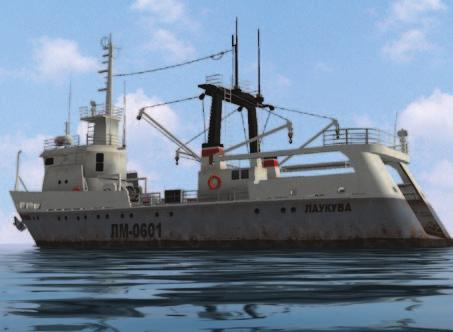 A highly realistic model of the trawl system, an advanced model of fish behaviour under influence of vessel, trawl and environmental conditions, modern acoustic fish finding and trawl s all allow the