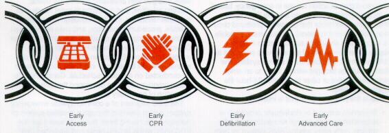 Basic First Aid Chain of Survival In order for a person to survive: Early Early CPR Access 911 or First Aid You Pay attention to Early Defibrillation Early Advanced Care EMS on scene Hospital