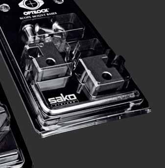 The Optilock mount bases are machined from a solid block of special steel alloy.