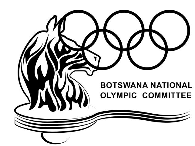 Logo Variations: This is the first chosen idea for the Botswana National Olympic Commitee logo.