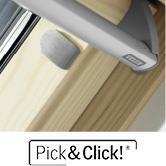 accessories With the pre-installed VELUX Pick&Click!