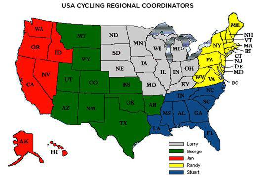 The LA manager is the liaison for the LAs and USA Cycling.