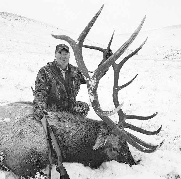 with his 358 bull.