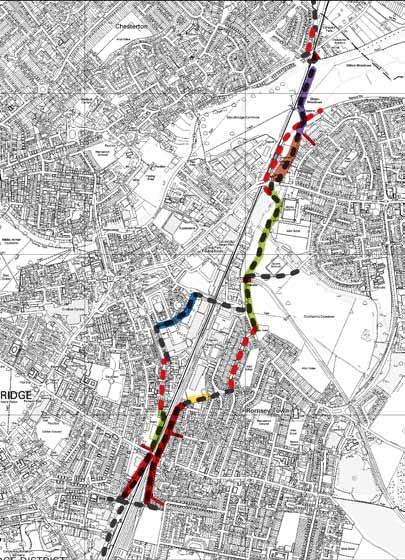 THE CHISHOLM TRAIL: A WALKING AND CYCLING ROUTE FROM CAMBRIDGE CENTRAL STATION TO THE PLANNED SCIENCE PARK STATION DRAFT NOTES 9TH JULY 05 REVISION PAGE Land ownership Considering the ambitious