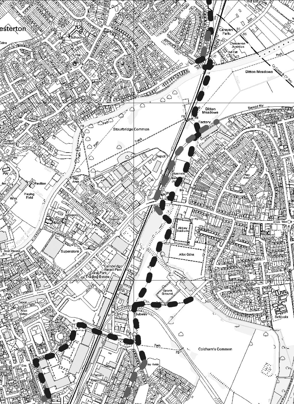 THE CHISHOLM TRAIL: A WALKING AND CYCLING ROUTE FROM CAMBRIDGE CENTRAL STATION TO THE PLANNED SCIENCE PARK STATION DRAFT NOTES 9TH JULY 05 REVISION PAGE Works Access and Compounds It is important