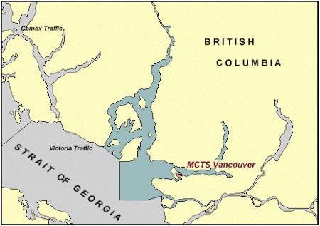 Figure 5 - Vancouver MCTS Area of Responsibility, (Ref. /20/).
