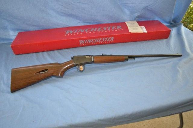 SCROLLS'S ON EACH SIDE - PAT. MAY 22, 1917, DOUBLE ACTION, SNUB NOSED 2" BARRELL, S/N 23 WINCHESTER MD. 70 - POST 1964 BOLT ACTION RIFLE.243 WIN. CAL.